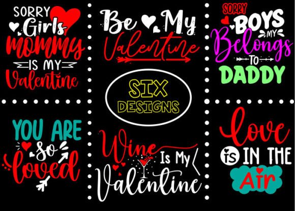 Download Valentine Bundle T Shirt Designs - T shirt design Collection