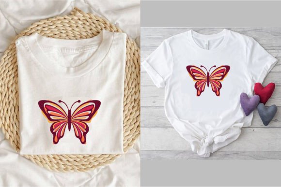 Download Butterfly T Shirt Design, Vintage, A5 - T shirt design Collection