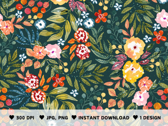 Download Watercolor Floral Pattern - Premium Resources