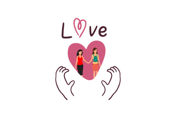 Download Valentine Illustration People Love Frame - Valentine illustration Collection