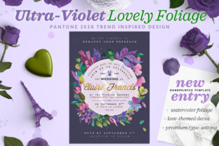 Download Ultra-Violet Lovely Foliage Card II - Premium Resources